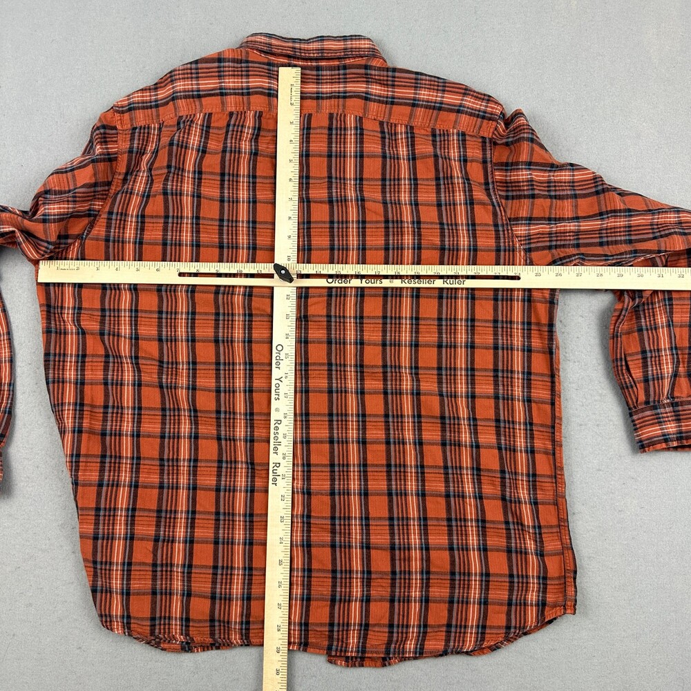 Vintage Polo Sport Sportsman Shirt Men XL Orange Plai… - Gem